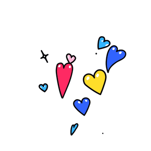Gif animé coeur rouge